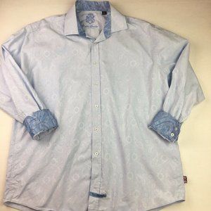 english laundry embroidered shirt long paisley